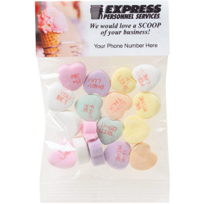 1 oz. Header Bags - Conversation Hearts