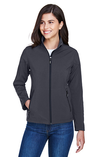 Core365 Women's 2-Layer Fleece Soft Shell Cruise Jackets