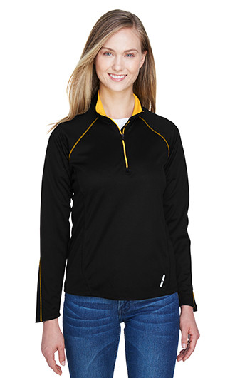 North End Women's Radar Quarter Zip Performance Long-Sleeve Top