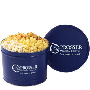 Small 4 Way Popcorn 2 Gallon Tin