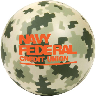 Digital Camouflage Round Stress Relievers