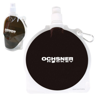 24 oz. Hockey Pucks Collapsible Water Bottles
