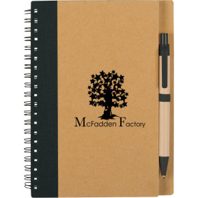 Eco Spiral Notebooks & Pens