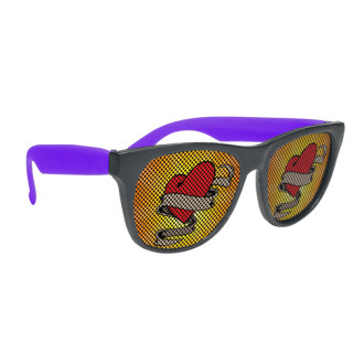 Rubber Pinhole Malibu Sunglasses