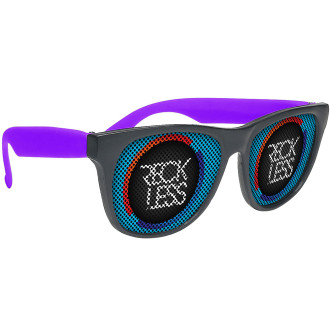 Rubber Pinhole Malibu Sunglasses