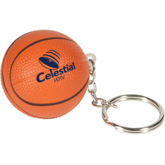 Basketball Key Chains Stress Relievers