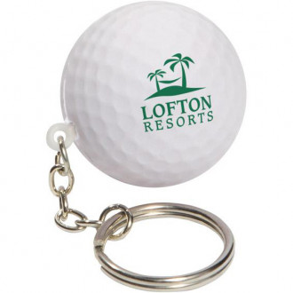Golf Ball Key Chains Stress Relievers