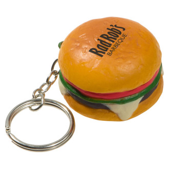 Hamburger Key Chains Stress Relievers