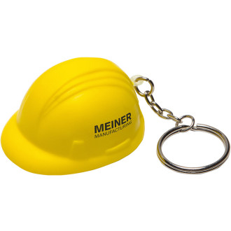 Hard Hat Key Chains Stress Relievers