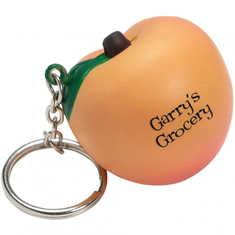 Peach Key Chains Stress Relievers