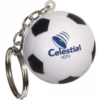 Soccer Ball Key Chains Stress Relievers