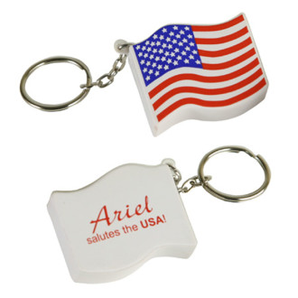 US Flag Key Chains Stress Relievers