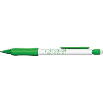 Mechanical Pencils- White Barrel with Rubber Grip- Refillable