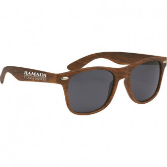Wood Grain Malibu Sunglasses