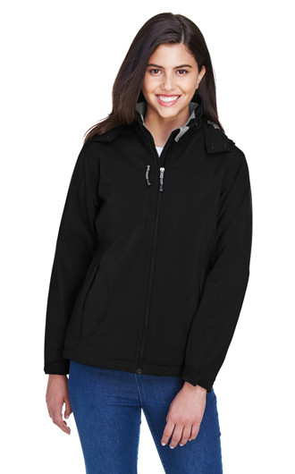 Glacier Women Insulated Soft Shell Jackets With Detachable Hood