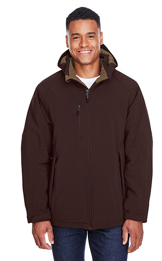 Glacier Men's Insulated Soft Shell Jackets with Detachable Hood