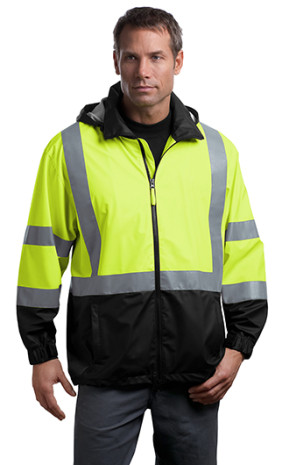 ANSI 107 Class 3 Safety Windbreaker