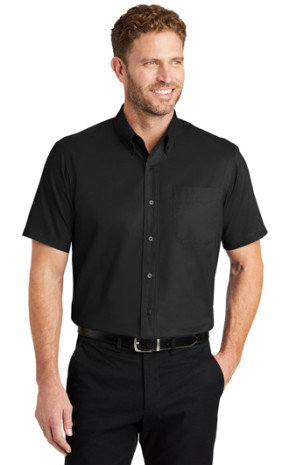 Mens Short Sleeve SuperPro Twill Shirts