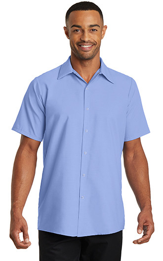 Red Kap Mens Short Sleeve Pocketless Gripper Shirts