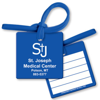 Bag & Luggage Tags - Small Square - Spot Color