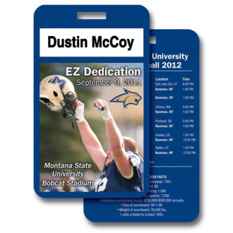 Poly Laminate Badge - Large Rectangle - Full Color