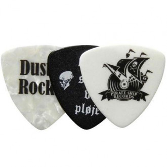 Tri-Tip Celluloid Guitar Pick with Gloss Finish