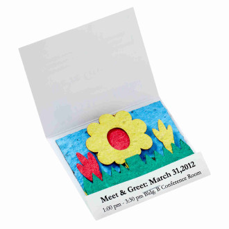 Seed Paper Matchbook: Wildflower Scene