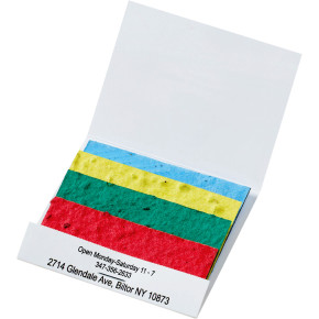 Seed Paper Matchbook: Color Stack with Wildflower Seeds