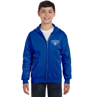 Hanes - Youth Comfortblend EcoSmart Full-Zip Hooded Sweatshirts