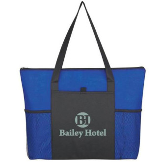 Voyager Zippered Non-Woven Totes