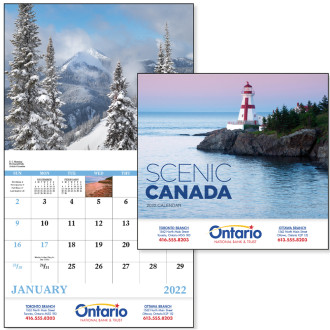 Scenic Canada - Stapled Calendars