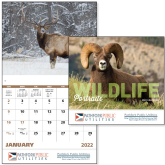Wildlife Portraits - Stapled Calendars