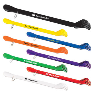 Plastic Backscratcher with Shoehorn & Chains