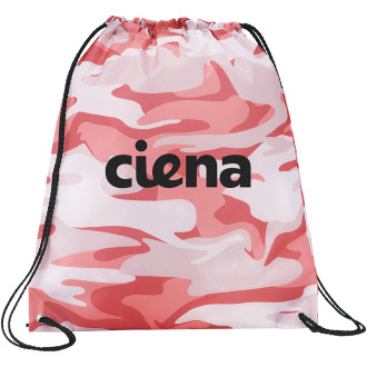 Camo Oriole Drawstring Cinch Backpacks