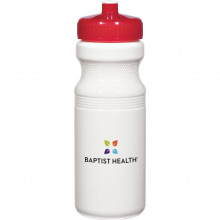 Poly-Clear 24 Oz. Fitness Bottles Full Color