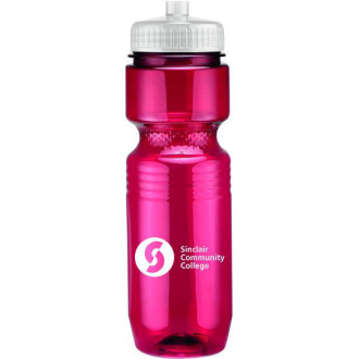 26 oz Translucent Jogger Bottles (Push Pull Lid)