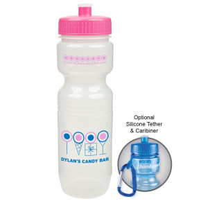 26 oz Translucent Jogger Bottles (Push Pull Lid)