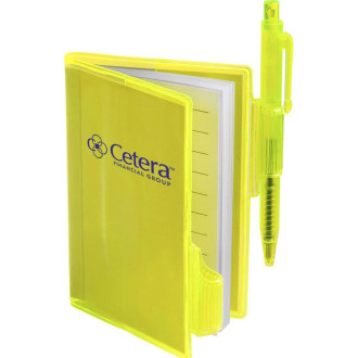 Clear-View Mini Notebooks with Pens