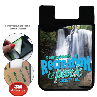 Smart Wallets with Microfiber Screen Cleaner