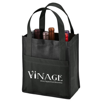 Toscana Six Bottles Non-Woven Wine Totes