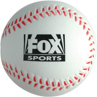 Baseball Stress Reliever White
