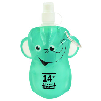 12oz. Paws N Claws Flat Bottles