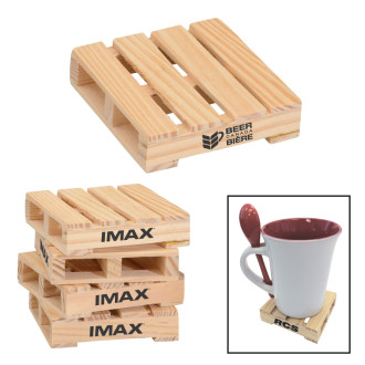 Mini Pallet Wood Coasters