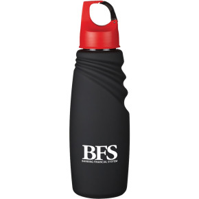 24 OZ. Matte Finish Crest Carabiner Sports Bottles