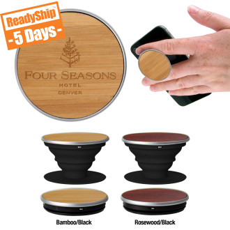 Wood PopSockets Grip