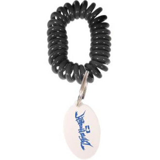Wrist Coil w/ Tag Key Chains