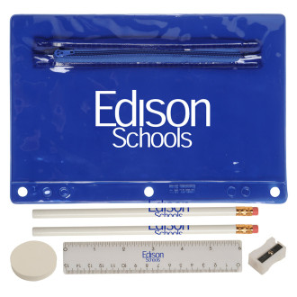 Translucent Deluxe School Kits-Imprinted Contents