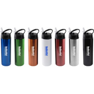 24 oz Water Bottles with Flip Top Sport Lid