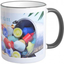 Mugs 11oz with Colored Accents - Full Color