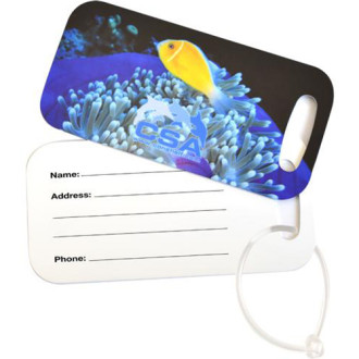 Rectangle Metal Luggage Tags - Full Color